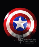 CATTOYS 全金属 铝合金美国队长盾牌 弹痕战损