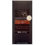 德国进口纯可可脂巧克力 1895薇瑞驰 85%可可黑巧克力