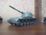 苏联SAU 2S3M2自行火炮 3D纸模型（坦克世界专题）