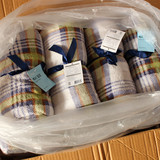 出口韩国单格子珊瑚绒小毛毯 100×140CM膝盖毯16011517