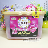 日本P&G宝洁新型全效花果香型消臭洗衣球啫喱凝珠球437g/18个粉盒