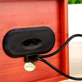响手机迷你小音箱USB2.0音响便携式音箱实木质感笔记本台式电脑音