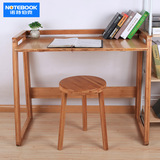 环保实木电脑桌卧室书法简易简约现代省空间可折叠儿童学习小书桌
