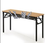 烤漆双层简约会议桌 折叠员工培训桌椅 长条桌长桌学习简易桌子