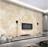 大型壁画欧式客厅沙发电视背墙墙纸壁纸大理石花纹无缝无纺布墙布