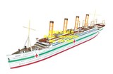 【新翔精品纸模型】泰坦尼克号姊妹舰不列颠尼克号邮轮油轮模型