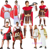 万圣节服装古埃及古希腊古罗马武士舞女斗士表演服装儿童派对服装