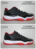 独配 Nike Jordan 11 Low 耐克 乔丹 乔11 AJ11 黑红 528895-012
