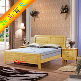 单人床 橡木床实木儿童套房男孩女孩儿童床小孩床1.2米1.5小木床