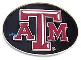 美国代购 皮带扣 德克萨斯州Aggies黑色椭圆形NCAA团队标志皮带扣
