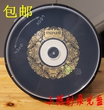 台产金纹万胜麦克赛尔刻录盘黑胶CD-R10片装音乐空白光盘10片拆零