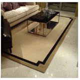 高端简约中式腈纶地毯欧式现代客厅沙发卧室茶几玄关地垫均可定做