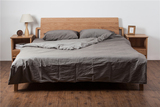 美国进口优质红橡木日式宜家现代实木床双人床1.5米1.8米促销特价