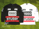 现货 Stussy 1980 L/S Stripe 长袖T恤 HBA高街风格 薄款卫衣