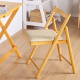 越茂 实木餐椅现代舒适靠背椅 家用书桌椅时尚折叠餐桌椅子 包邮
