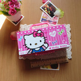 可爱女孩带密码锁铅笔盒 KT猫 粉色公主纸质文具盒 儿童学习用品