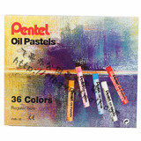 Pentel/派通PHN-36油画棒 儿童油画笔 可水洗36色油画棒 无毒环保