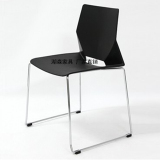 欧式塑胶椅优质PP塑料餐椅简约现代户外休闲椅子酒吧椅创意靠背椅