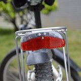 自行车单车山地车电动车尾灯反光片板后尾架货架尾灯配件装备防雨