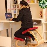 矫姿椅实木电脑椅坐姿脊柱矫正椅骑马椅儿童学习椅瑜伽跪姿休闲椅
