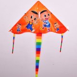 潍坊卡通可爱风筝 孩子礼物 踏青必备儿童动画动漫微风好飞风筝