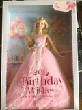 美国代购 2015新品 Barbie 芭比娃娃 生日祝福公主  女孩生日礼物