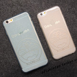 哆啦A梦iPhone6s手机壳机器猫苹果6plus卡通保护套5S叮当猫软硅胶