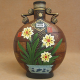 汝窑花瓶陶瓷工艺品家居室内装饰品创意摆件彩陶乔迁搬家长辈礼物