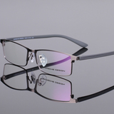 休闲商务近视眼镜架 全框男士眼镜架 tr90镜腿 钛合金纯钛眼镜架