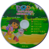 包邮中英双语Dora爱探险的朵拉高清18DVD幼儿英语 英语学习启蒙