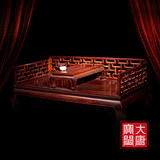 大唐宝阁红木家具明清古典曲尺罗汉床沙发床明式古典家具大红酸枝