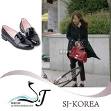 韩剧五个孩子苏有珍同款正品韩国代购流苏休闲低跟牛津鞋子皮鞋女