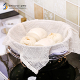 日本正品 厨房纯棉纱蒸笼布 小笼包蒸布 蒸包子馒头垫不粘蒸格布