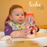 美国Nuk 婴儿宽口防胀气奶瓶PP塑料中速硅胶奶嘴米奇米妮300ml
