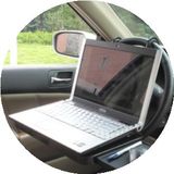 舜威 汽车用笔记本支架 车载折叠小餐桌板 电脑桌子 后座写字餐台