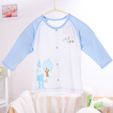 小米米 2015春夏新款新生儿内衣 婴儿上衣宝宝内衣儿童内衣上衣
