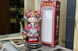 贵州民间手工艺品提篮壮族民族娃娃 旅游工艺品家居装饰 特价包邮