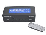 卓普4进2出4口高清HDMI矩阵KVM切换器带红外遥控（LEZOA HK402A)