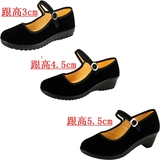 初秋新品北京老布鞋女式正品平底低帮单鞋工作黑色宾馆职业鞋包邮