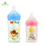 迪士尼正品玻璃奶瓶宽口径婴儿防胀气新生儿奶瓶初生儿幼儿奶瓶