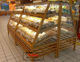超市面包柜台面包架木质可拆卸面包展示柜 蛋糕店展柜货架