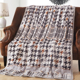 浪莎珊瑚绒毛毯单人拉舍尔双层加厚秋冬冬季毯子办公室午睡毯盖毯