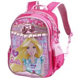 芭比Barbie 芭比可爱双肩背包小学生书包BB8057A-粉