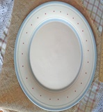 盘出口原单英国John Lewis手绘外贸陶瓷餐具三层盘下午茶点心盘