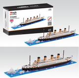 乐高泰坦尼克号船模型拼装 儿童成人玩具积木仿真航母TITANIC