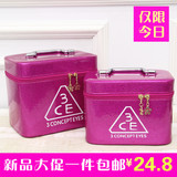 韩国3ce化妆包大容量便携手提化妆箱护肤品可爱防水收纳包邮