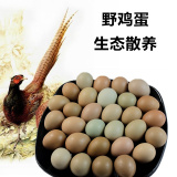 【特价活动】30枚野鸡蛋 七彩山鸡蛋农家新鲜散养飞禽鸡蛋包邮