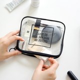 韩国正品funnymade简约时尚透明立体化妆包洗漱包药包旅行收纳包
