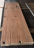 老船木大板台面老船木家具实木板材桌面吧面楼梯板窗台板隔板定制