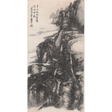 中国画-山水-xss003+白雪-千山风雪-名家真迹复制-宣纸打印